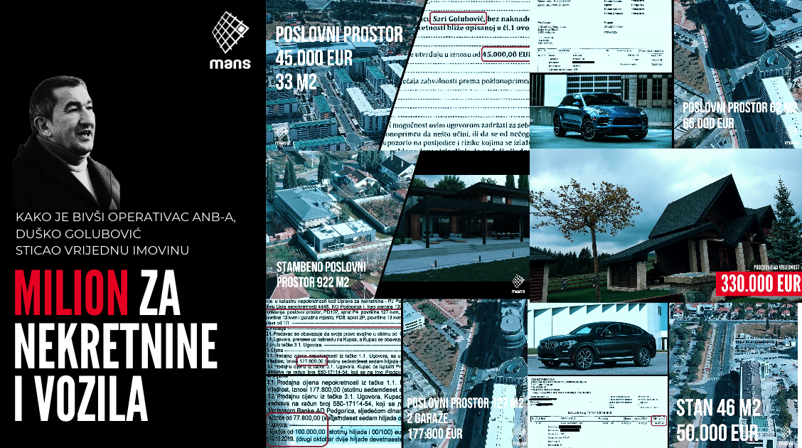 Kako je bivši operativac ANB-a sticao vrijednu imovinu: MILION ZA NEKRETNINE I VOZILA
