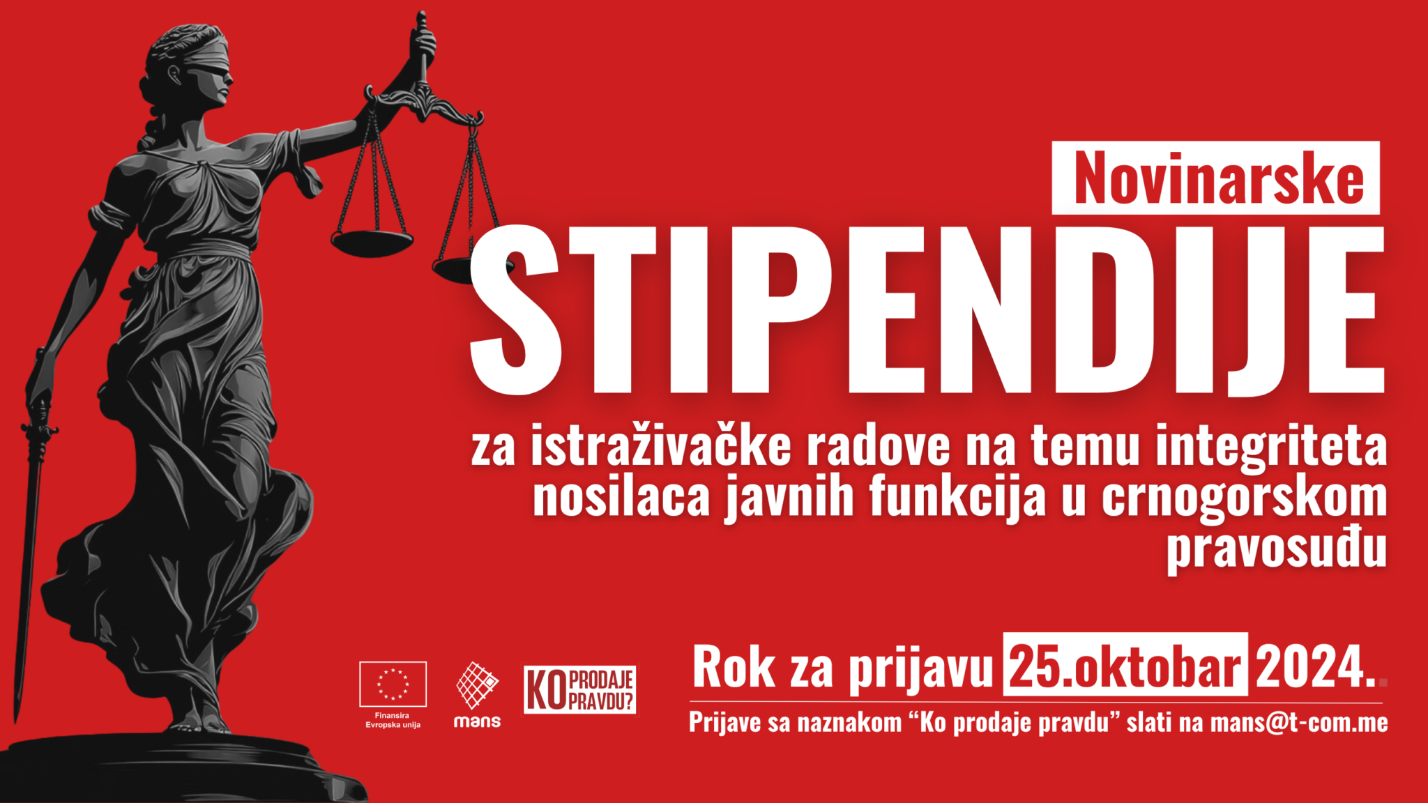 Stipendije za novinare – KO PRODAJE PRAVDU?